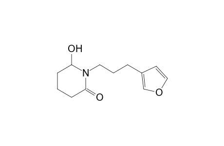1-[3-(3-furanyl)propyl]-6-hydroxy-2-piperidinone