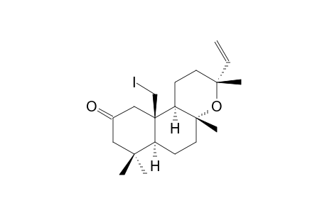 8-ALPHA,13-EPOXY-20-IODOLABD-14-EN-2-ONE