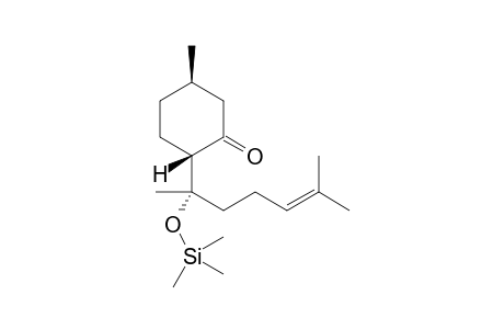 (2S,5R)-5-Methyl-2-((S)-6-methyl-2-(trimethylsilyloxy)hept-5-en-2-yl)cyclohexanone
