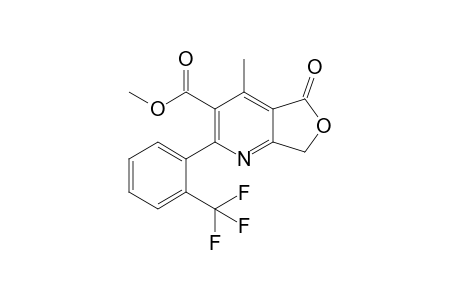 Methyl 5,7-dihydro-4-methyl-5-oxo-2-[2'-(trifluoromethyl)phenyl]-furo[3,4-b]pyridine-3-carboxylate