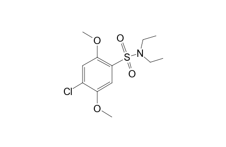 4-Chloro-N,N-diethyl-2,5-dimethoxybenzene-1-sulfonamide