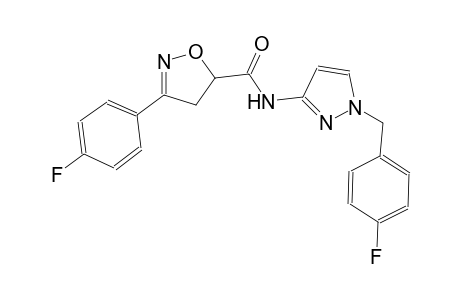 5-isoxazolecarboxamide, 3-(4-fluorophenyl)-N-[1-[(4-fluorophenyl)methyl]-1H-pyrazol-3-yl]-4,5-dihydro-