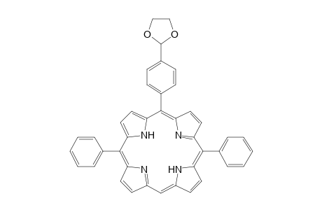 5-[p-(1,3-Dioxolan-2-yl)phenyl]-10,20-diphenylporphyrin