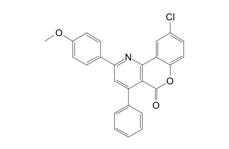 9-CHLORO-2-(PARA-METHOXYPHENYL)-4-PHENYL-PYRIDO-[3,2-C]-COUMARINE