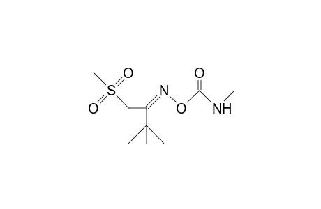1-Methylsulphonyl-3,3-dimethyl-2-butanone (Z)-oxime N-methyl-carbamate