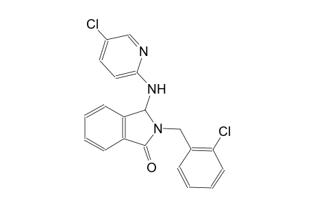 1H-isoindol-1-one, 2-[(2-chlorophenyl)methyl]-3-[(5-chloro-2-pyridinyl)amino]-2,3-dihydro-