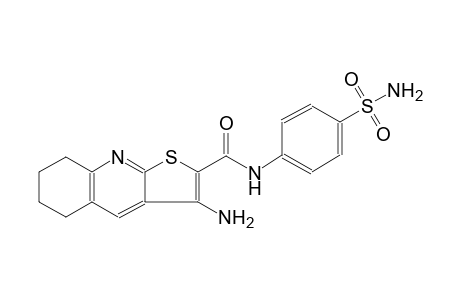 3-Amino-N-(4-sulfamoylphenyl)-5,6,7,8-tetrahydrothieno[2,3-b]quinoline-2-carboxamide