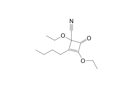 2-Butyl-1,3-diethoxy-4-keto-cyclobut-2-ene-1-carbonitrile
