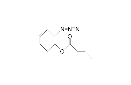 Butyric acid, trans-2-azido-cyclohex-3-enyl ester