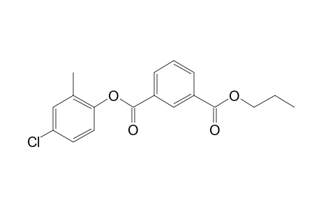 Isophthalic acid, 4-chloro-2-methylphenyl propyl ester