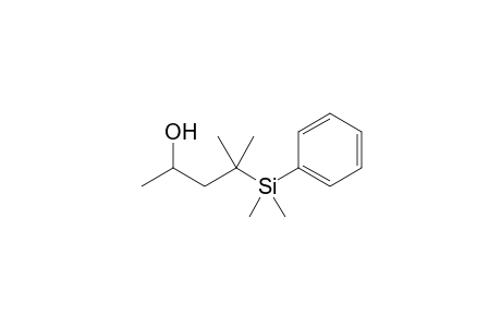 2-Dimethyl(phenyl)silyl-2-methylpentan-4-ol