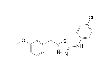N-(4-Chlorophenyl)-5-(3-methoxybenzyl)-1,3,4-thiadiazol-2-amine