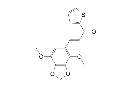 2-propen-1-one, 3-(4,7-dimethoxy-1,3-benzodioxol-5-yl)-1-(2-thienyl)-, (2E)-