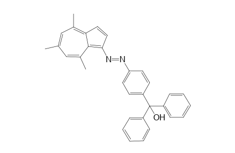 4,6,8-Trimethylazulene-1-azo[4'-(diphenylhydroxymethyl)benzene]