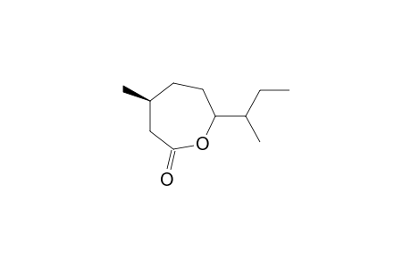 3-METHYL-6-(1-METHYLPROPYL)-CAPROLACTONE