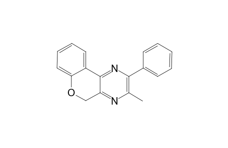 3-Methyl-2-phenylbenzopyrano[3,4-b]pyrazine