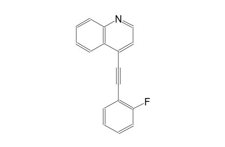 Quinoline, 4-(2-fluorophenyl)ethynyl-