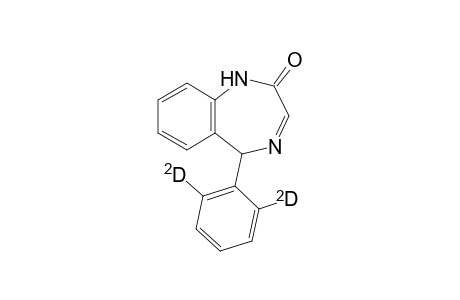 5-Phenyl-2',6'-d(2)-1,4-benzodiazepin-2-one