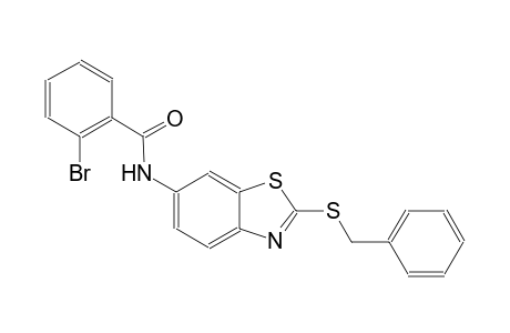 N-[2-(benzylsulfanyl)-1,3-benzothiazol-6-yl]-2-bromobenzamide