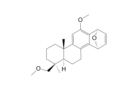 [6aR-(1a,4a,6ab,7a,10aa)]-1,4-epoxy-12-methoxy-7-methoxymethyl-7,10a-dimethyl-1,4,5,6,6a,7,8,9,10,10a-decahydrochrysene and [6aR-(1a,4a,6aa,7b,10ab)]-1,4-epoxy-12-methoxy-7-methoxymethyl-7,10a-dimethyl-1,4,5,6,6a,7,8,9,10,10a-decahydrochrysene (45:55 mixture)