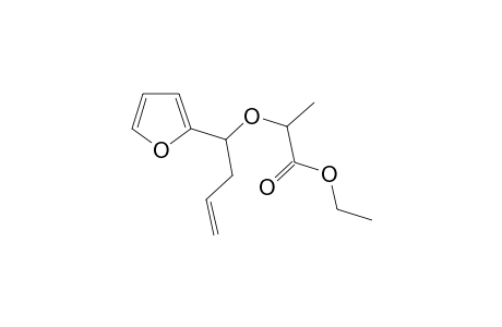 Ethyl 2(S)-[1(S)-(furanyl-2-yl)but-3-enyloxy]propionate