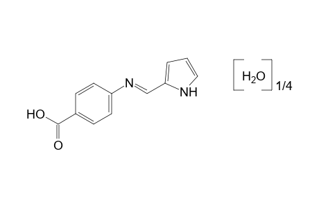 p-(2-pyrrylmethyleneamino)benzoic acid, hydrate