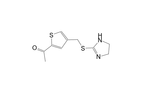 1-(4-[(4,5-Dihydro-1H-imidazol-2-ylsulfanyl)methyl]-2-thienyl)ethanone
