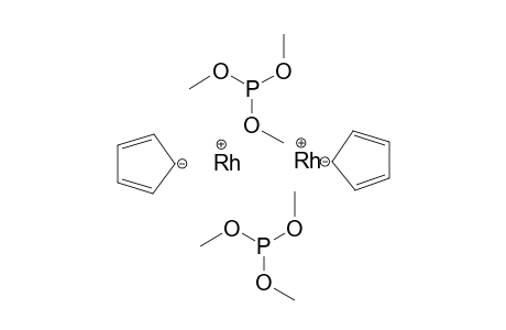 Bis[(cyclopenta-2,4-dien-1-ide)(trimethyl phosphite)]dirhodium(I)