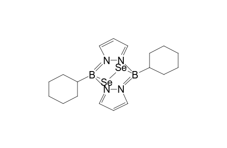 Diboron[.mu.-(diselenium-Se-Se')]dicyclohexylbis[.mu.-(1H-pyrazolato-N':N'')]