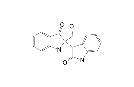 CEPHALINONE_C;2-HYDROXYMETHYL-2-(2-OXOINDOLIN-3-YL)-INDOLIN-3-ONE