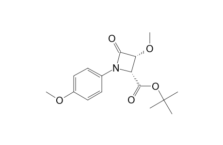 cis-4-(tert-Butoxycarbonyl)-3-methoxy-1-(4-methoxyphenyl)-2-azetidinone