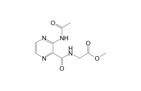 3-(Acetylamino)-N-(methoxycarbonylmethyl)pyrazine-2-carboxamide