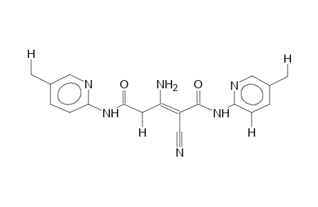 3-AMINO-2-CYANOPENT-2-ENDIOIC ACID, N,N'-DI(5-METHYLPYRID-2-YL)AMIDE