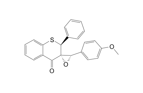 TRANS,TRANS-(+/-)-3'-(4-METHOXYPHENYL)-2-PHENYLSPIRO-[2H-1-BENZOTHIOPYRAN-3(4H),2'-OXIRAN]-4-ONE