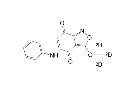 5-Anilino-3-(trideuteriomethoxy)-2,1-benzoxazole-4,7-dione
