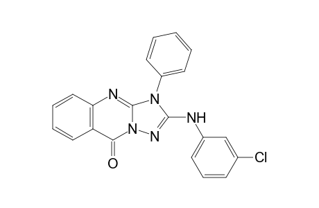 2-(3-Chloroanilino)-3-phenyl-[1,2,4]triazolo[5,1-b]quinazolin-9-one