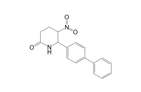 6-Biphenyl-4-yl-5-nitro-piperidin-2-one