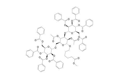 #22;5-(METHOXYCARBONYL)-PENTYL-2,4-DI-O-ACETYL-(2,3,4,6-TETRA-O-BENZOYL-ALPHA-D-MANNOPYRANOSYL)-(1->3)-[(2,3,4,6-TETRA-O-BENZOYL-ALPHA-D-MANNOPYRANOSYL)-(1->6)