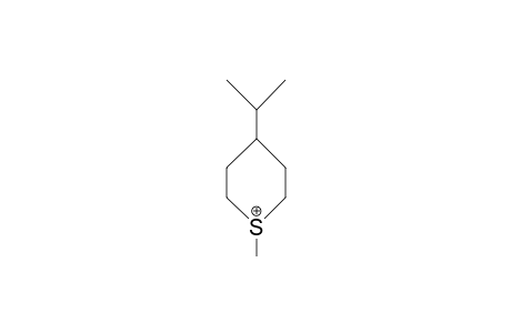 cis-4-Isopropyl-1-methyl-tetrahydro-thiopyranium cation