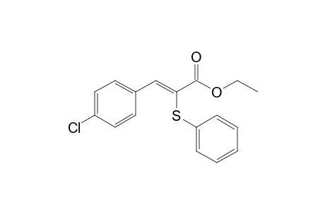 (Z)-3-(4-chlorophenyl)-2-(phenylthio)-2-propenoic acid ethyl ester