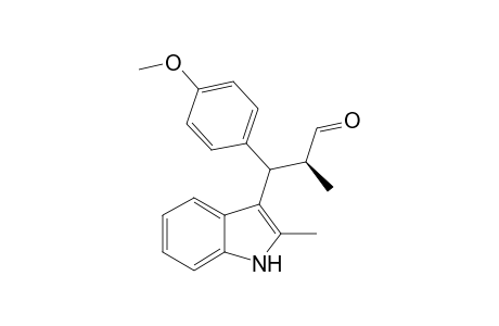 (2S)-3-(4-methoxyphenyl)-2-methyl-3-(2-methyl-1H-indol-3-yl)propanal