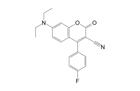 4-(4-Fluorophenyl)-7-(diethylamino)-coumarin-3-carbonitrile