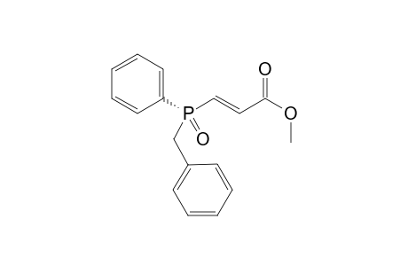 (+/-)-(E)-(2-methoxycarbonylvinyl)(benzyl)phenylphosphane oxid