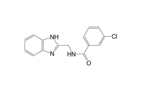 benzamide, N-(1H-benzimidazol-2-ylmethyl)-3-chloro-