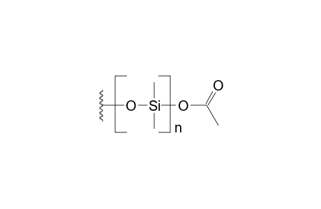 Polydimethylsiloxane, acetoxy terminated