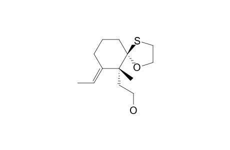2-[(5R,6R,7E)-7-ethylidene-6-methyl-4-oxa-1-thiaspiro[4.5]decan-6-yl]ethanol