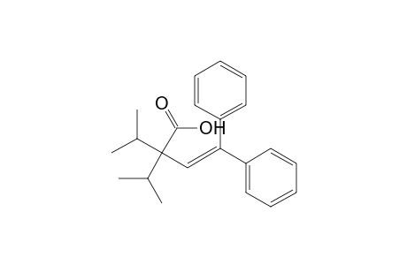 2,2-Diisopropyl-4,4-diphenyl-3-butenoic acid