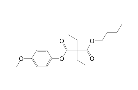 Diethylmalonic acid, butyl 4-methoxyphenyl ester