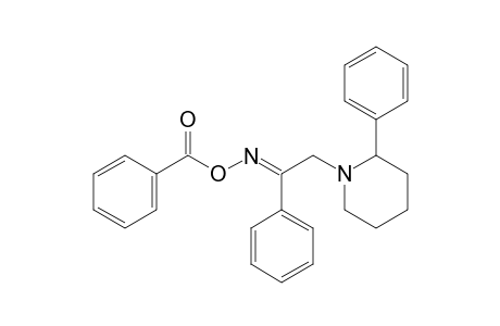 2-(2'-Phenylpiperidino)-1-phenyl-O-benzoyl-ethanone - oxime