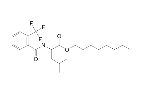 L-Leucine, N-(2-trifluoromethylbenzoyl)-, octyl ester